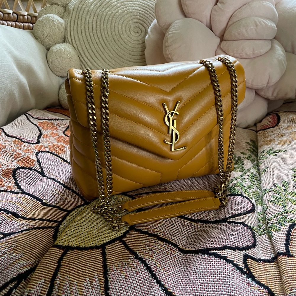 Saint Laurent Small LouLou Cheddar EUC